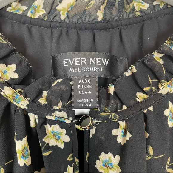 Ever New Hunter Tiered Skater Dress Size 4 - Picture 8 of 13